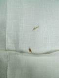 25/1203 italian bespoke 2011 white linen trouser 38