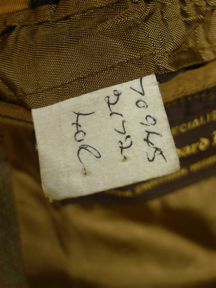 25/1207 immaculate vintage british wp check cavalry twill hacking jacket w/ ghillie collar 39 regular