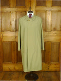 26/0028 aquascutum london pale green full-length foldable raincoat mac 42