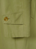 26/0028 aquascutum london pale green full-length foldable raincoat mac 42