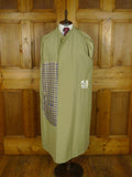 26/0028 aquascutum london pale green full-length foldable raincoat mac 42