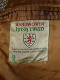 26/0027 vintage heavyweight irish tweed raglan coat overcoat 44