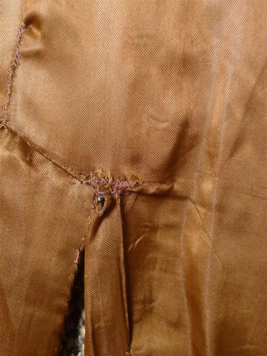 26/0027 vintage heavyweight irish tweed raglan coat overcoat 44