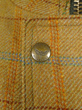 26/0022 chrysalis brown windowpane check tweed country shooting field coat (rrp £900) 42-44