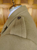 26/0026 vintage heavyweight crombie melton wool british warm overcoat 39-40
