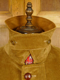26/0053 immaculate invertere / daks corduroy field coat w/ suede collar 46