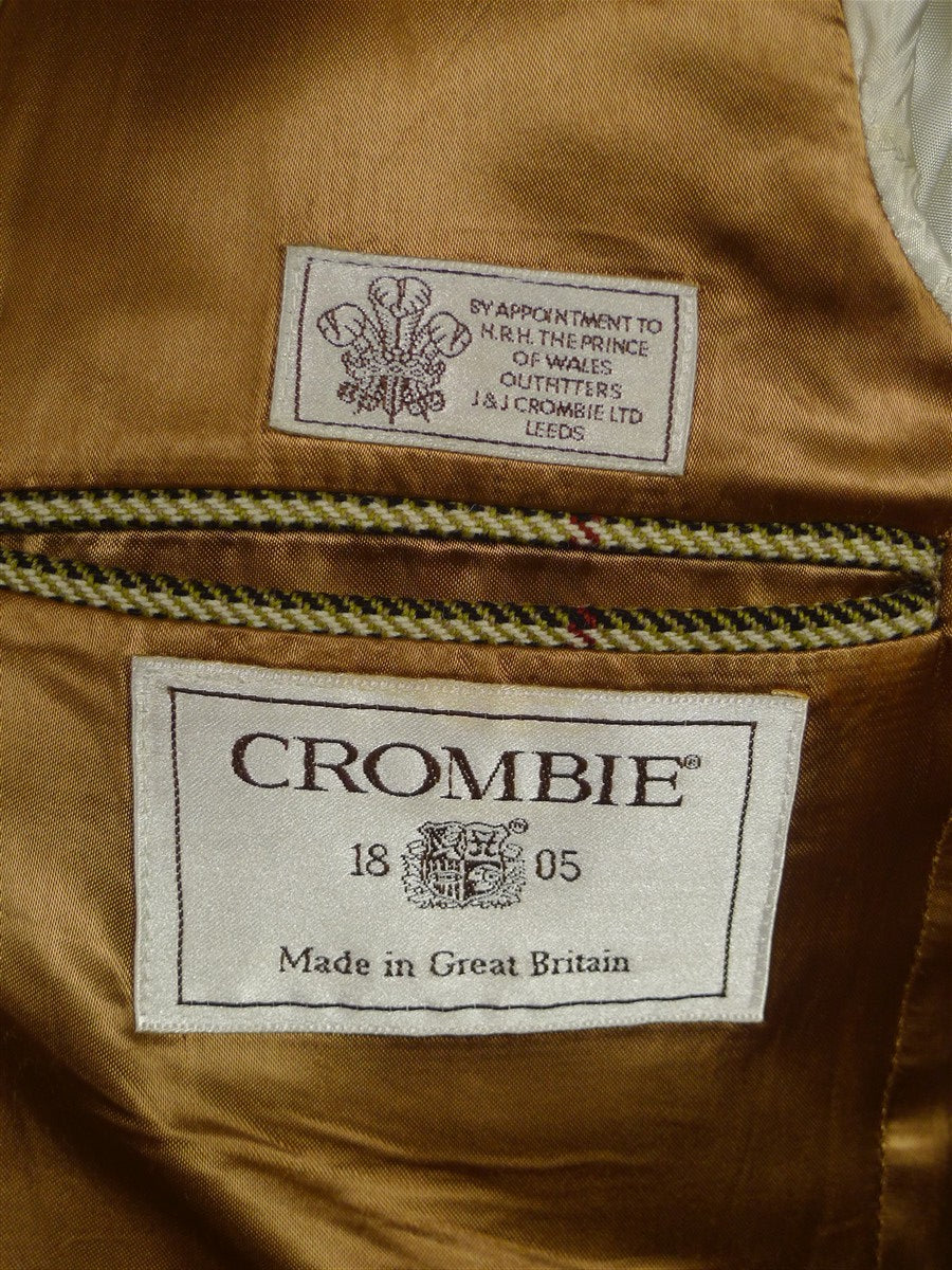 26/0050 immaculate crombie house check tweed sports jacket 40 short