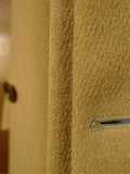 26/0056 vintage british textured camel wool d/b pea coat overcoat 42