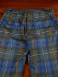 26/0041 vintage hackett tartan slim-fit evening trouser 38