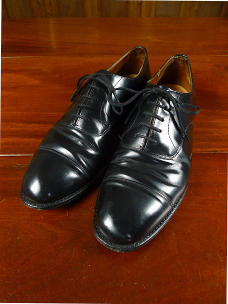 26/0033 vintage church's custom grade black oxford shoe uk 10.5