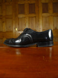 26/0034 vintage church's custom grade black semi-brogue shoe uk 11