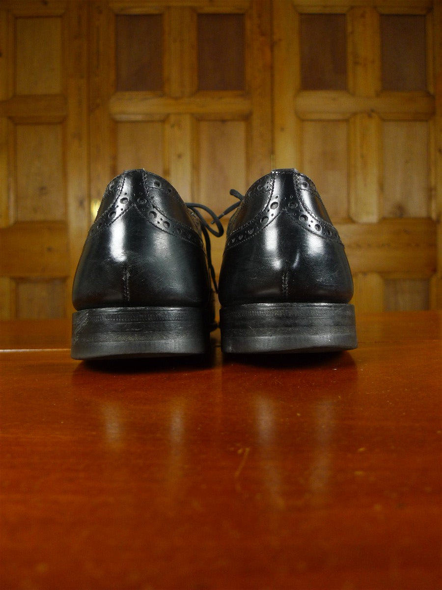 26/0035 vintage church's custom grade black brogue shoe uk 10