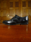 26/0031 vintage church's custom grade black brogue shoe uk 10