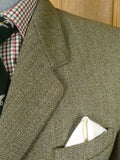 26/0064 immaculate vintage green keepers tweed hacking jacket 40 regular