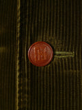 26/0065 near immaculate invertere for daks green corduroy shooting style jacket field coat 43 short