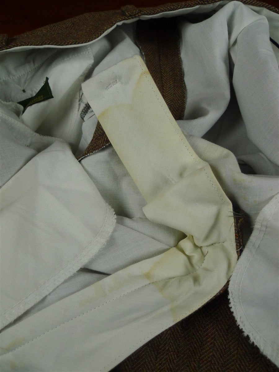 26/0066 vintage heavyweight haggart of aberfeldy scottish tweed suit w/ action back 48 regular to long