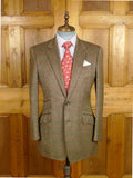 26/0061 near immaculate chester barrie savile row brown / red wp check tweed sports jacket blazer 38 regular