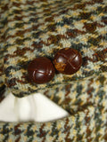 26/0062 wonderful vintage 1960s harris tweed houndstooth check sports jacket 40 short to regular