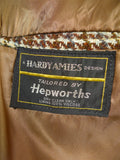 26/0062 wonderful vintage 1960s harris tweed houndstooth check sports jacket 40 short to regular