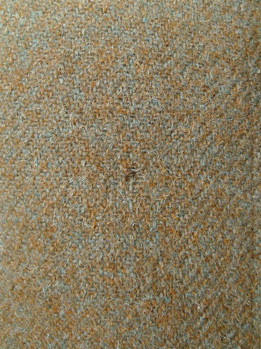 26/0063 wonderful 1950s vintage lovat green harris tweed jacket w/ original leather buttons 40 regular