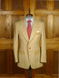26/0060 near immaculate vintage bladen patch pocket tweed sports jacket blazer w/ suede trims 39 regular