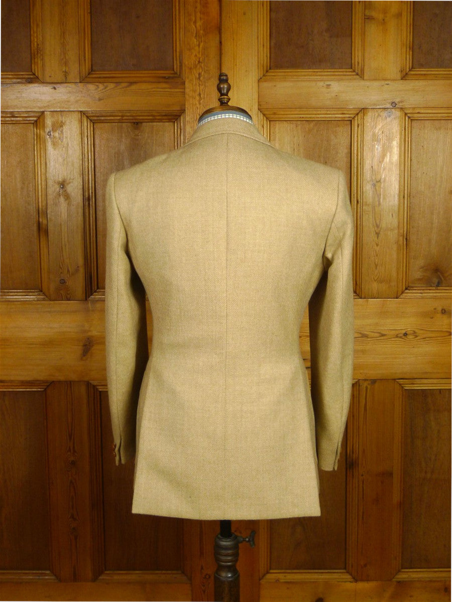 26/0060 near immaculate vintage bladen patch pocket tweed sports jacket blazer w/ suede trims 39 regular