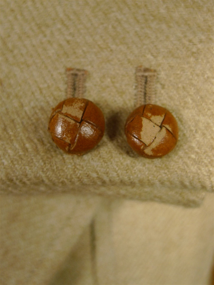 26/0060 near immaculate vintage bladen patch pocket tweed sports jacket blazer w/ suede trims 39 regular