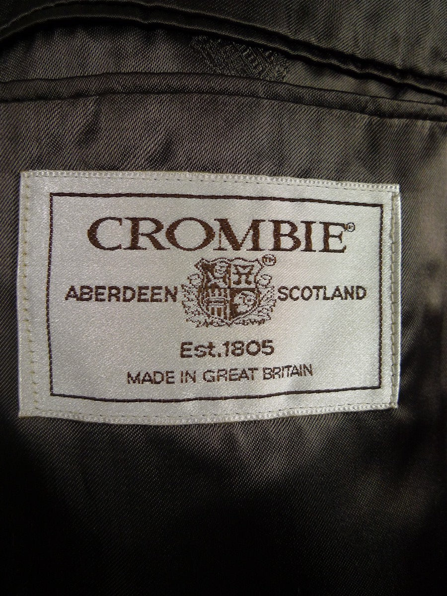 26/0077 immaculate vintage grey crombie wool overcoat 42-43