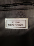 26/0077 immaculate vintage grey crombie wool overcoat 42-43