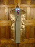 26/0073 extra-heavyweight 1950s vintage british warm overcoat w/ original leather buttons 39 short