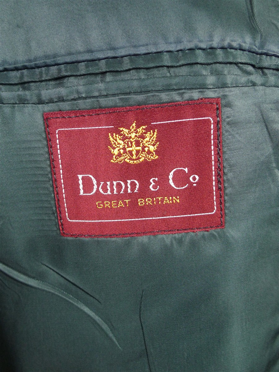 26/0078 immaculate heavyweight charcoal grey herringbone west of england wool overcoat 41-42