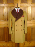 26/0069 fabulous 1960s vintage chester barrie for harrods cashmere camel coat w/ brown astrakhan collar 40