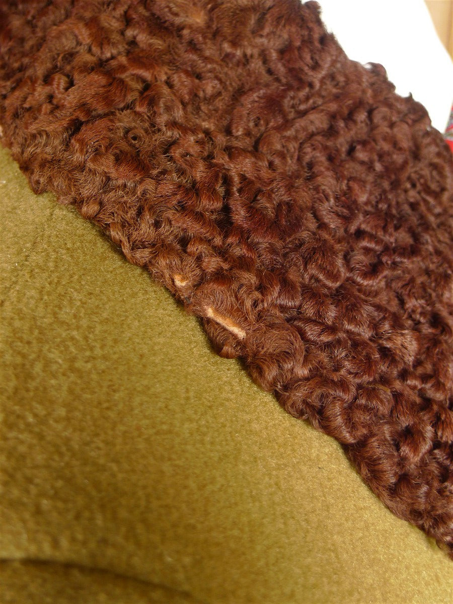 26/0069 fabulous 1960s vintage chester barrie for harrods cashmere camel coat w/ brown astrakhan collar 40