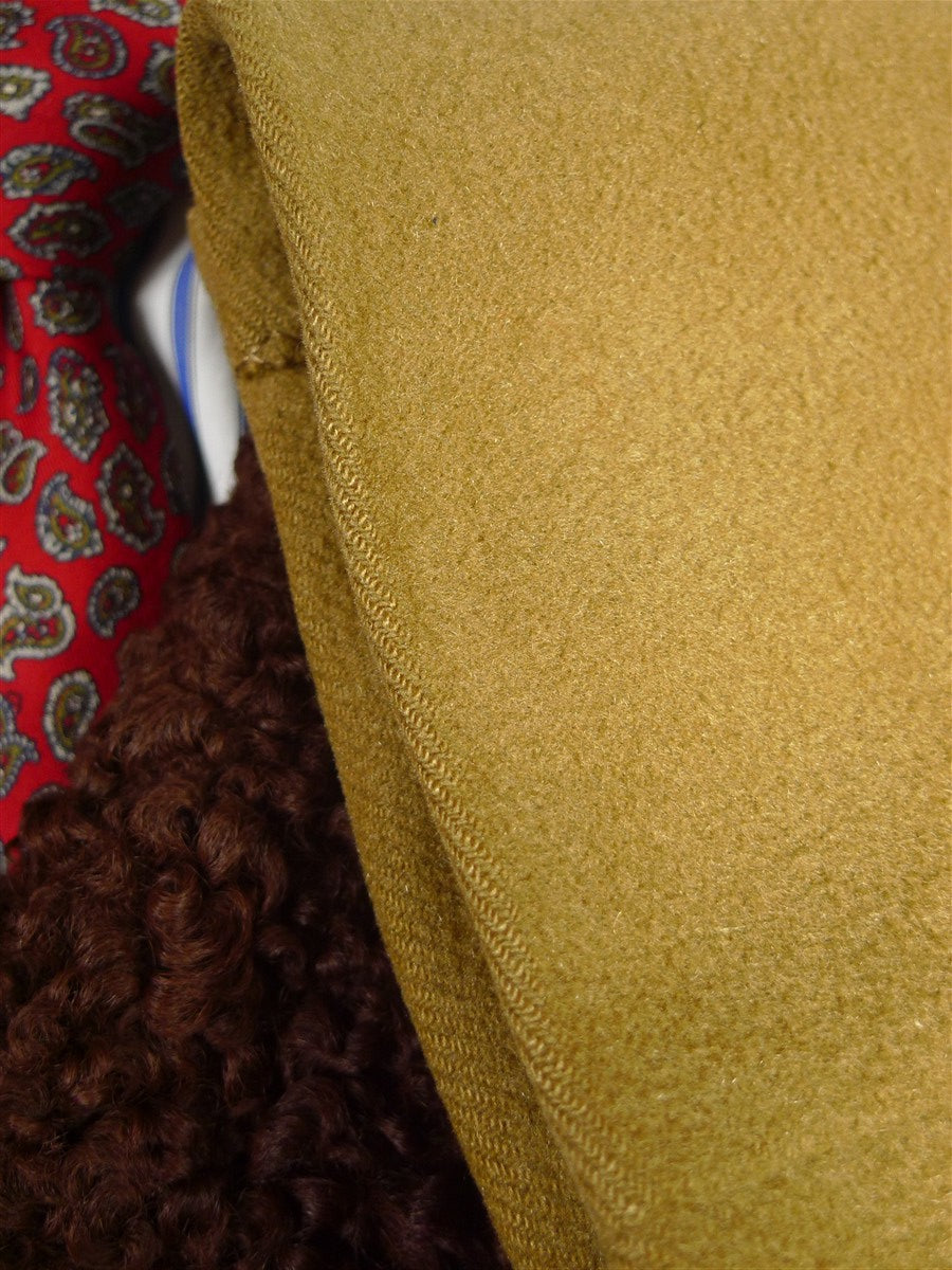 26/0069 fabulous 1960s vintage chester barrie for harrods cashmere camel coat w/ brown astrakhan collar 40