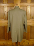26/0100 vintage john g hardy stone venetian wool covert coat overcoat 48