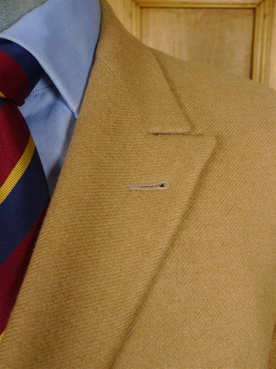 26/0092 nearly new aquascutum 100% camel hair d/b coat overcoat (rrp £1400) 42 regular