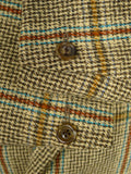 26/0126 vintage lambourne philips & piper heavyweight bold check tweed jacket 40 short