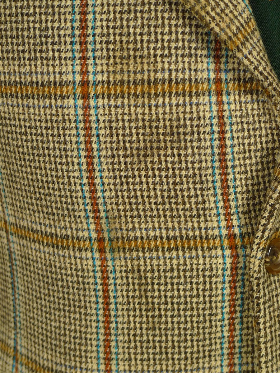 26/0126 vintage lambourne philips & piper heavyweight bold check tweed jacket 40 short