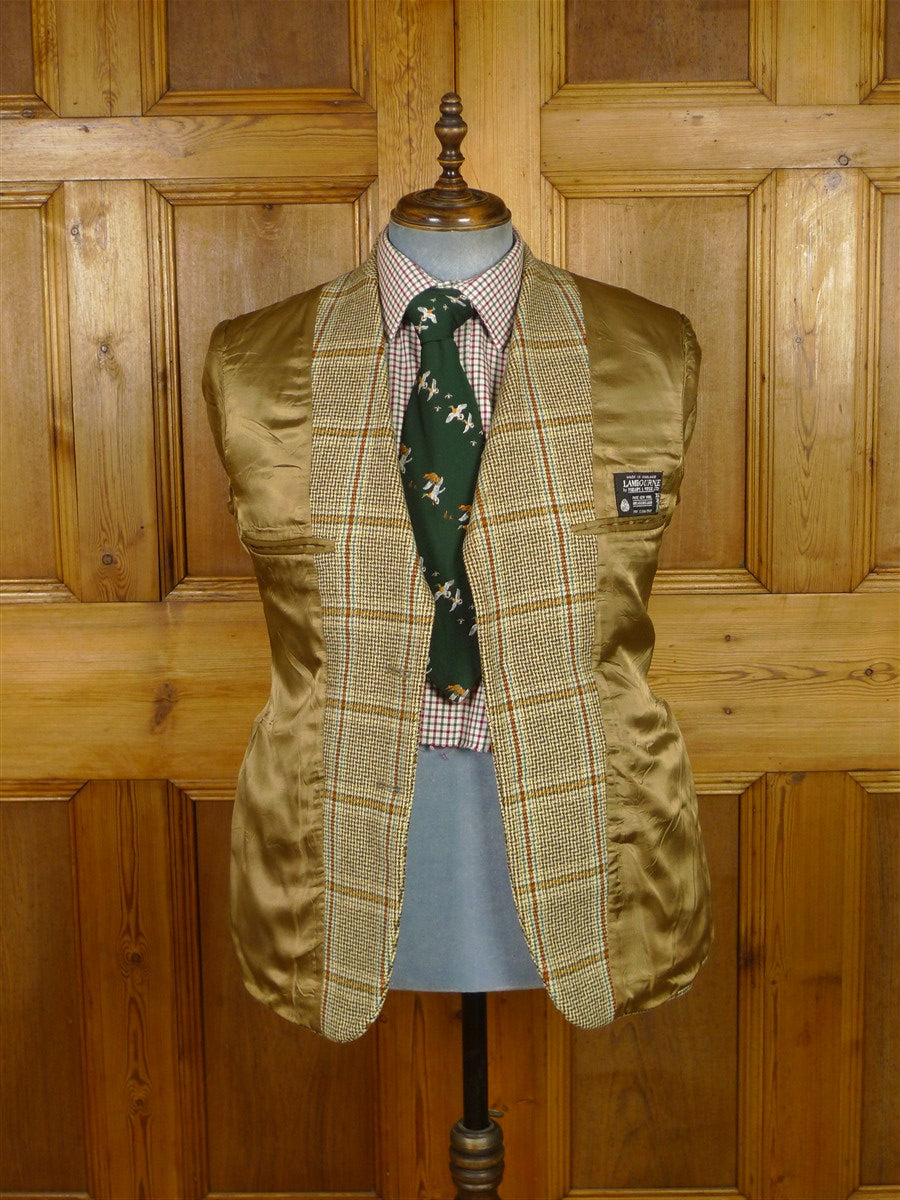 26/0126 vintage lambourne philips & piper heavyweight bold check tweed jacket 40 short