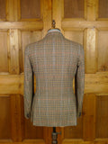 26/0142 vintage crombie pure lambswool glen check tweed sports jacket blazer 38 regular