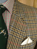 26/0142 vintage crombie pure lambswool glen check tweed sports jacket blazer 38 regular