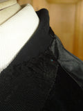 26/0171 genuine 1930s vintage black barathea wool evening tailcoat tails w/ marcella silk facings 32 regular