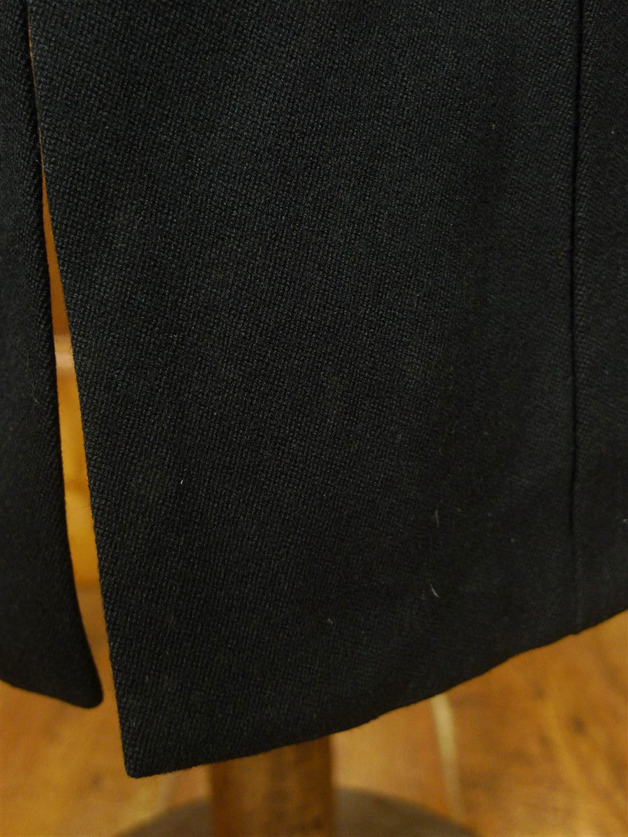 26/0173 genuine 1940s 1950s vintage black evening tailcoat w/ silk satin facings 37 regular to long