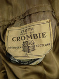 26/0176 vintage 1950s 1960s gieves savile row extra-heavyweight british warm overcoat coat w/ original leather buttons 39