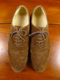 26/0215 loake brown suede brogue shoe uk 9.5