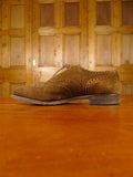 26/0215 loake brown suede brogue shoe uk 9.5