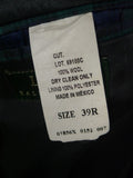 26/0209 ralph lauren black 100% wool lightweight evening tailcoat w/ satin facings 40 regular