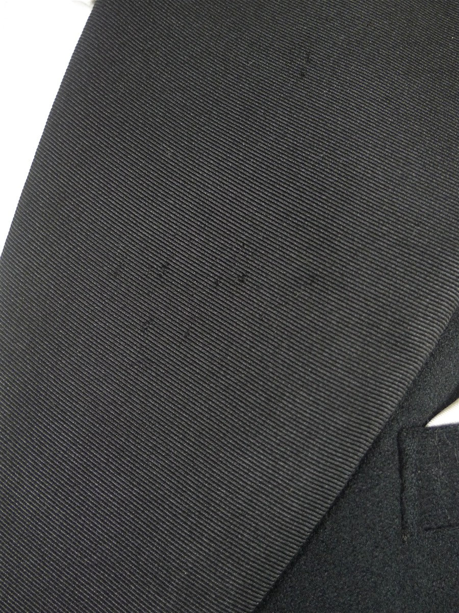 26/0210 genuine 1950s vintage british black wool evening tailcoat w/ grosgrain silk facings 39-40 regular