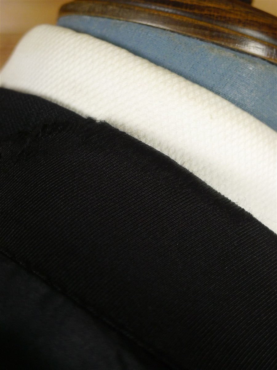 26/0210 genuine 1950s vintage british black wool evening tailcoat w/ grosgrain silk facings 39-40 regular