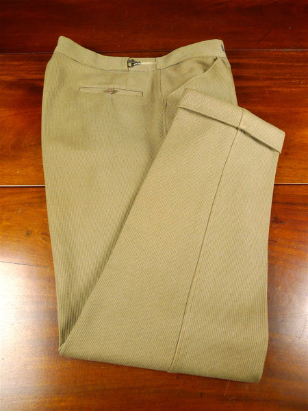 26/0221 vintage heavyweight british bedford cord tan brown country trouser 34